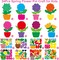 24-Piece Spring Flower Craft Kit for Kids – DIY Make Your Own Flower Pot Art Set, Hanging Ornaments for Preschool, Classroom, and Home Activities